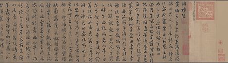 草书洛神赋卷